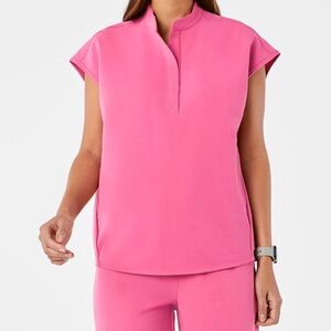 NEW Figs Rafela Short Sleeve Scrub Top Limited Edition F'ing Pink XL